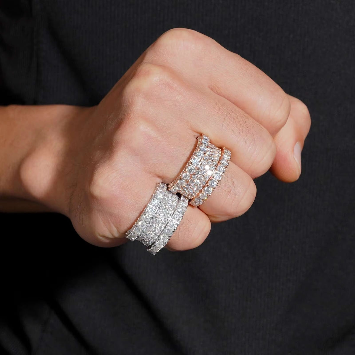 VVS Moissanite Diamond Full Eternity Ring
