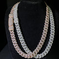 14MM Miami Cuban Necklace Moissanite Diamond