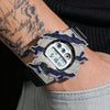 Unique Deisgn Sapphire Lightning Iced Out G Shock Watch Moissanite