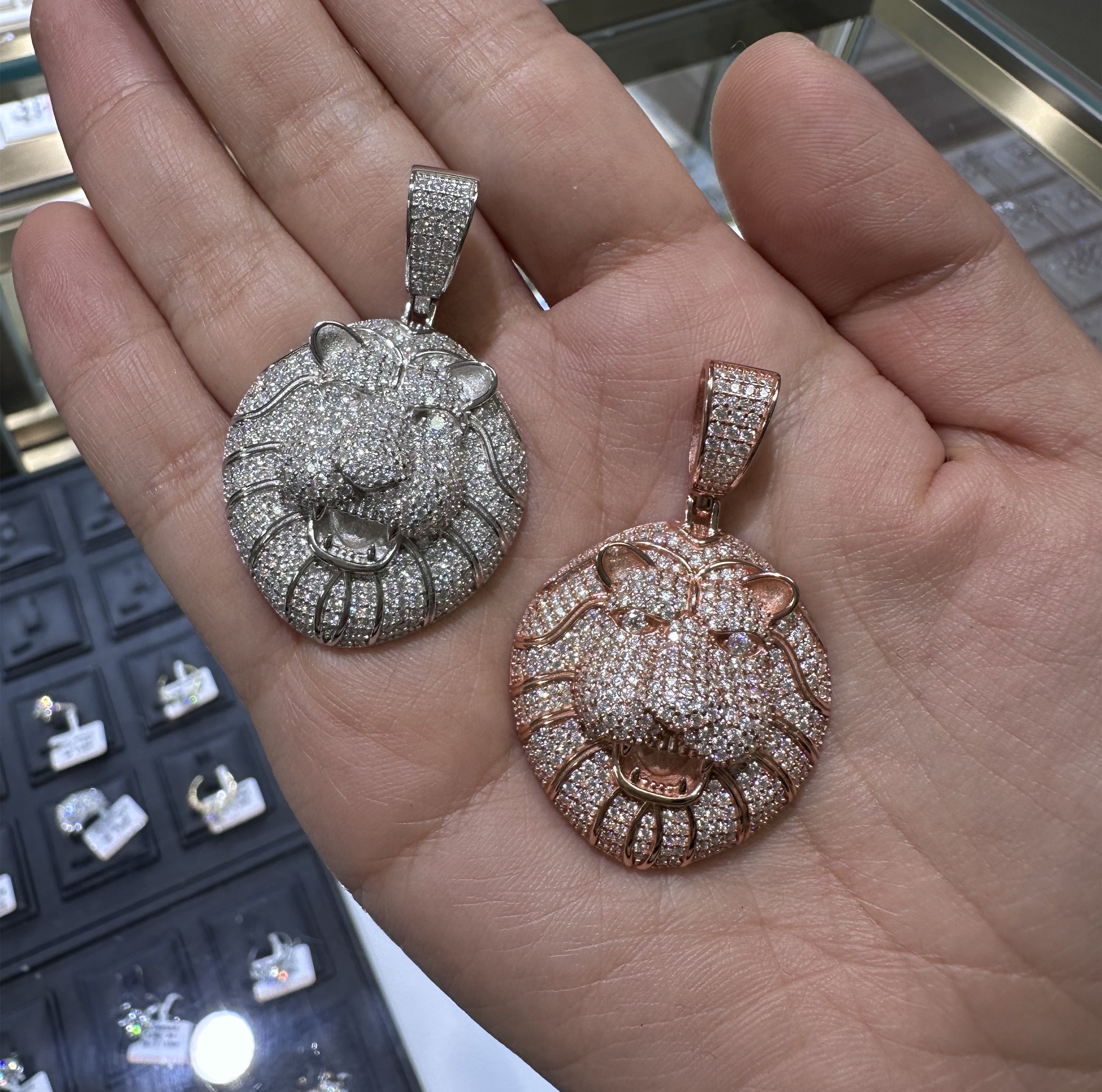 Animal Head Pendant VVS Moissanite Hip Hop Jewelry