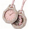 Custom Made Iced Out Moissanite Watch Cover Screw Style