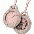 Custom Made Iced Out Moissanite Watch Cover Screw Style