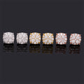 GRA Certificated Moissanite Stud Earrings For Men Hip Hop Jewelry