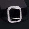 Custom Apple Moissanite Watch Ultra 2 Case 14K Gold