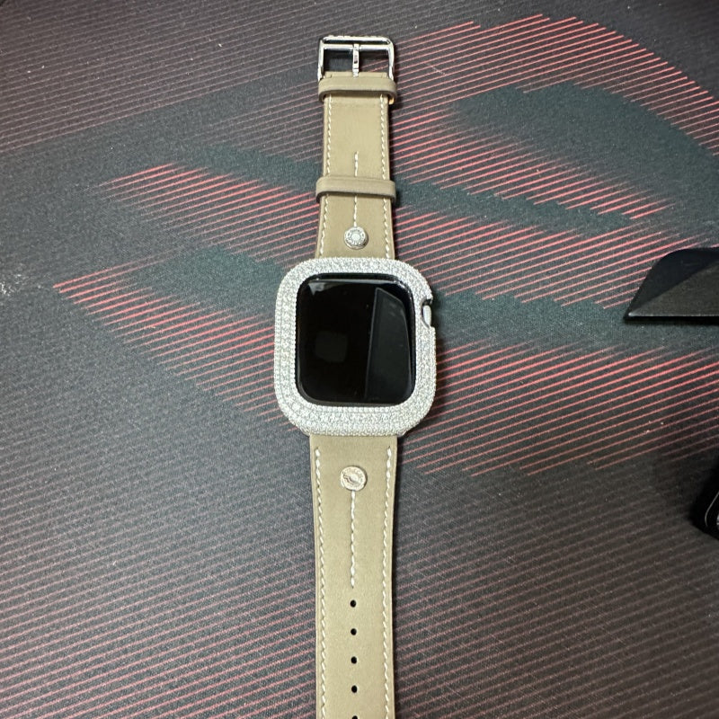 Apple Moissanite Watch Cases 14K Gold