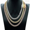 10mm Iced Out Moissanite Miami Cuban Link Chain 14K Gold