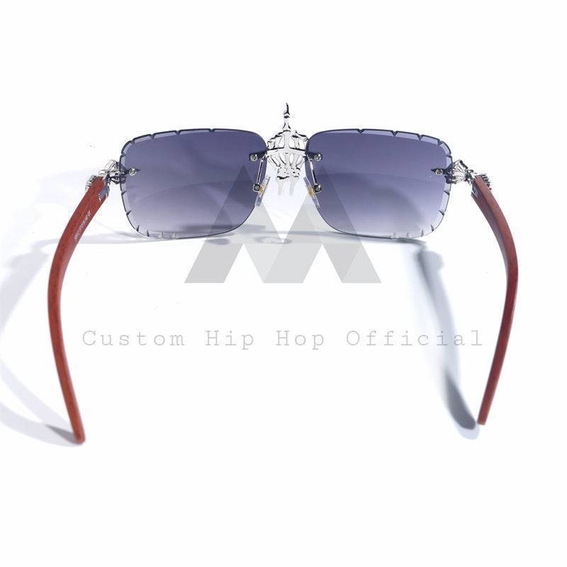 Custom Moissanite Classic Sunglasses 10K Gold