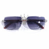 Custom Moissanite Classic Sunglasses 10K Gold