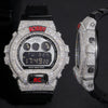 Moissanite Diamond Iced Out DW6900 G Shock Watch Custom Name