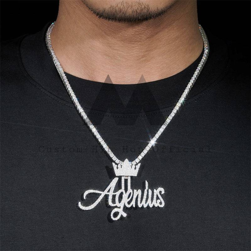 Custom Made Iced Out Hip Hop Women Jewelry 10K 14K 18K VVS Natural Dia