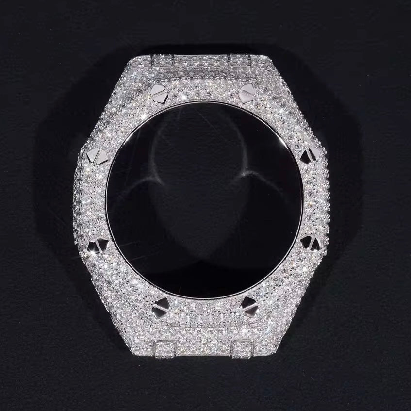 G Shock GA2100 Moissanite Watch Case 14K Gold