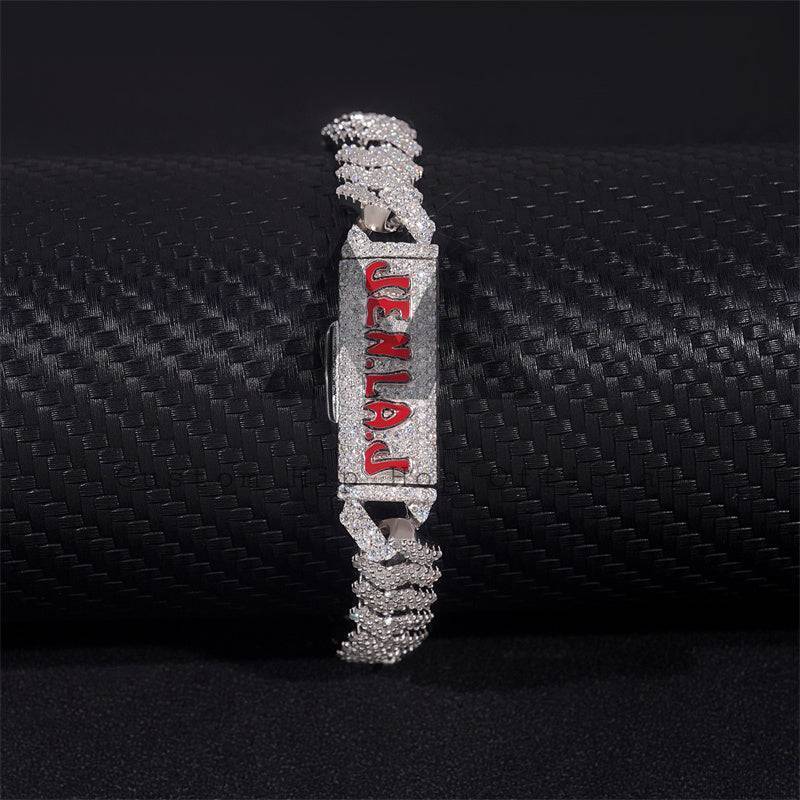 Custom Clasp 10mm Moissanite Miami Cuban Link Chain 10K Gold