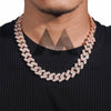 15mm Moissanite Miami Cuban Link Chain 10K Gold