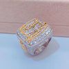 Custom made VVS Moissanite Diamond Championship Ring iced out hip hop jewelry1
