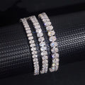 Oval Cut Moissanite Diamond Tennis Bracelet