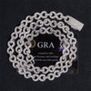 10MM Iced Out Diamond Infinity Link Chain 14K Gold