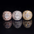 New Arrival Moissanite Men Ring Fancy Cut