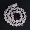 13MM Diamond Infinity Link Chain 14K Gold