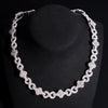 13MM Diamond Infinity Link Chain 14K Gold