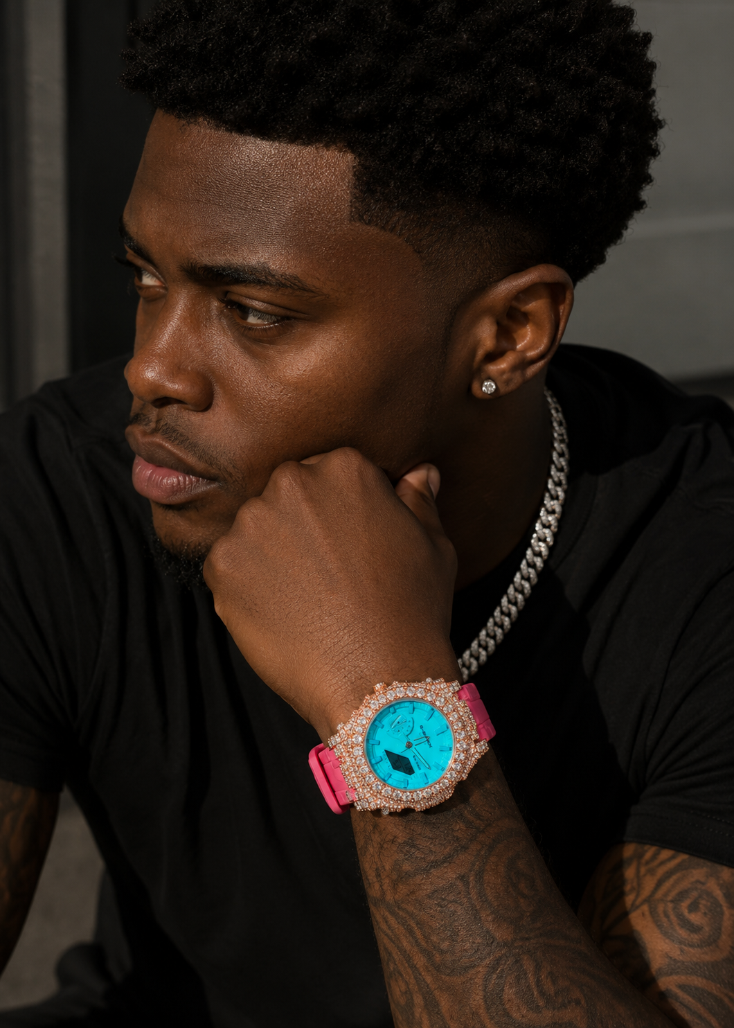 Buss Down Moissanite G Shock Watch GA2100