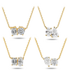 10K Yellow Gold Lab Grown Diamond Toietmoi Necklace