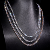 10K Solid Gold 40 Pointer Lab Diamond Tennis Chain Necklace