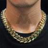 20MM Cuban Link Chain 10K Yellow Gold
