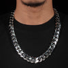 20MM Plain Cuban Link Chain 14K Gold