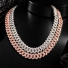 15mm Iced Out Moissanite Miami Cuban Link Chain 10K Gold