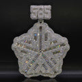 Custom Made 3inch Snowflake Iced Out Moissanite Pendant