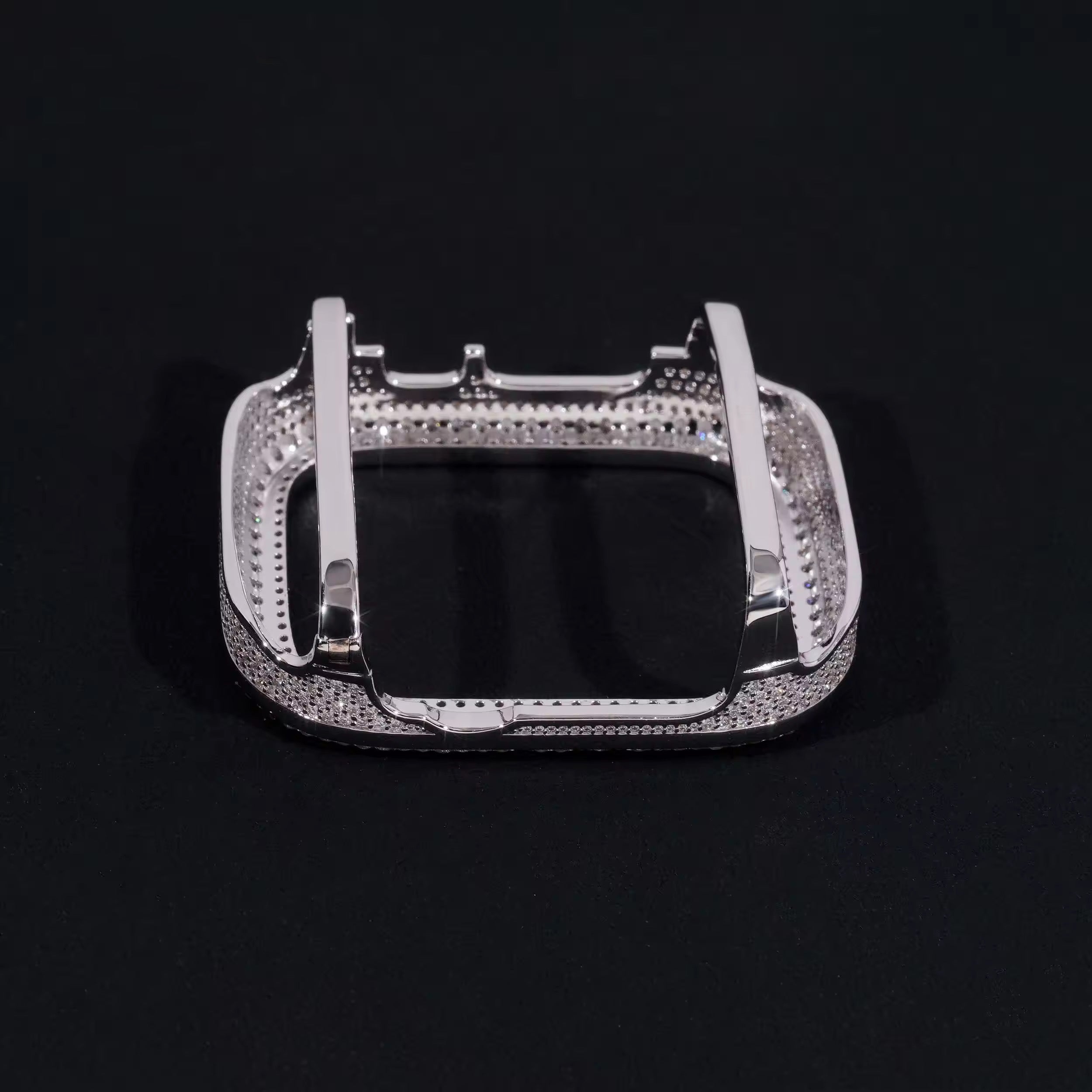 Iced Out VVS Moissanite Diamond Watch Bezel For Iwatch 49MM