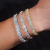 New Arrival Baguette Tennis Bracelet Vvs Moissanite For Unisex Solid Silver