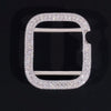 Custom Apple Moissanite Watch Ultra Case 14K Gold