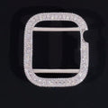 Custom Apple Moissanite Watch Ultra Case 14K Gold