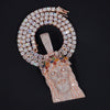 5MM Diamond Tennis Necklace 14K Gold