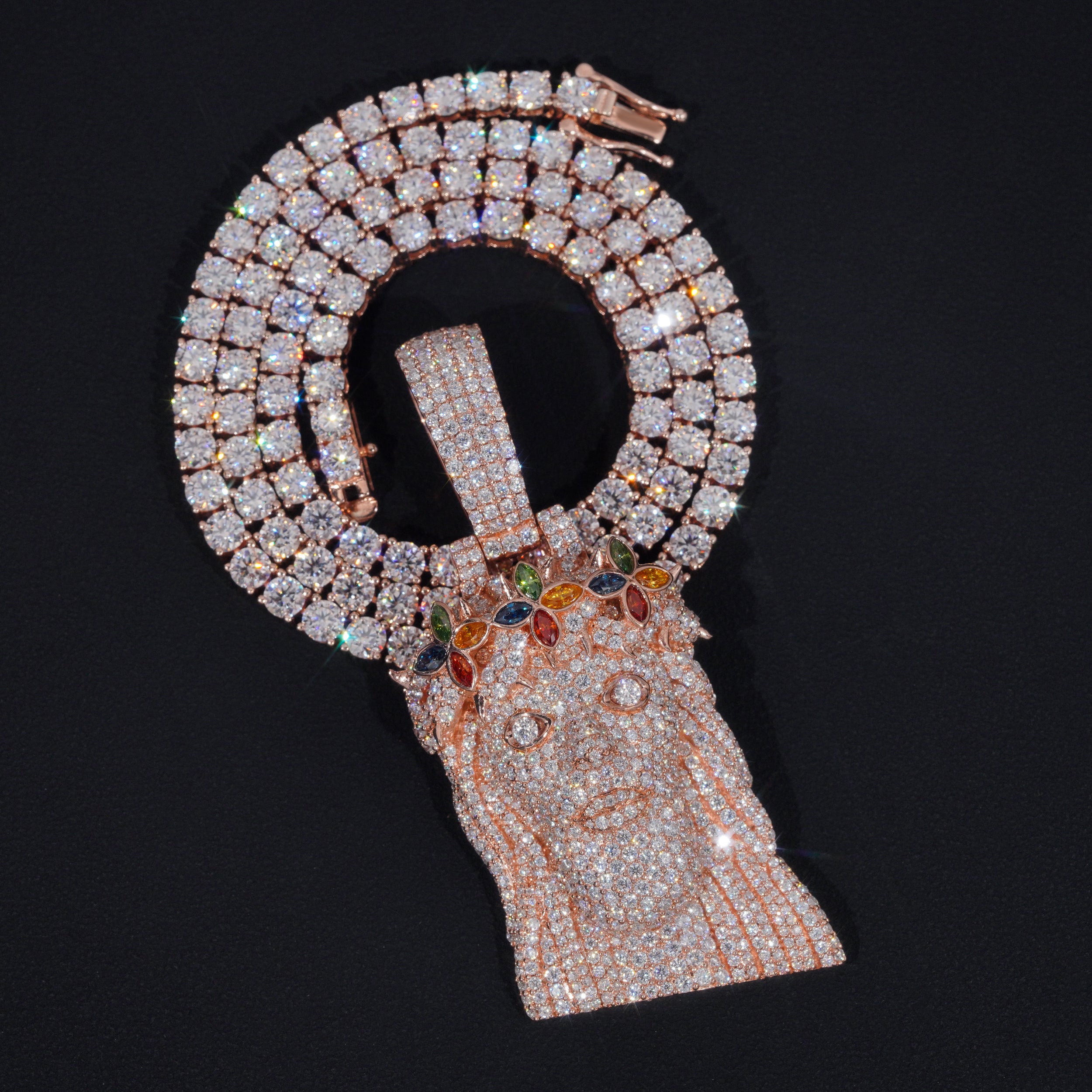 5MM Diamond Tennis Necklace 14K Gold