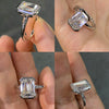 VVS IGI Certificated Lab Diamond Cvd Engagement Ring 10k 14k 18k Real Gold