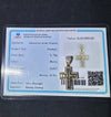 10K Solid Gold VVS Lab Grown Diamond Cross Pendant Charm