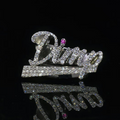 Custom Made Name Lab Grown Diamond Ring 925 Sterling Silver