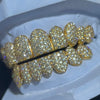 8 on 8 VVS Moissanite Diamond Grillz 10K Rose Gold