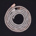 New Arrival 5MM VVS Moissanite Diamond Cuban Link Necklace Chain For Unisex