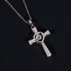 1.5Inch Dancing Diamond Style Women Silver Moissanite Necklace