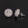 12MM Upside Down Inverted Moisaic Setting Moissanite Studs