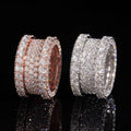 VVS Moissanite Diamond Full Eternity Ring
