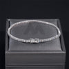 High Quality 10K 14K 18K Real Gold VVS Lab Diamond 2MM Tennis Bracelet