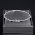 High Quality 10K 14K 18K Real Gold VVS Lab Diamond 2MM Tennis Bracelet