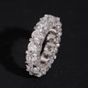10K White Gold VVS CVD Diamond Eternity Ring 50 Pointer