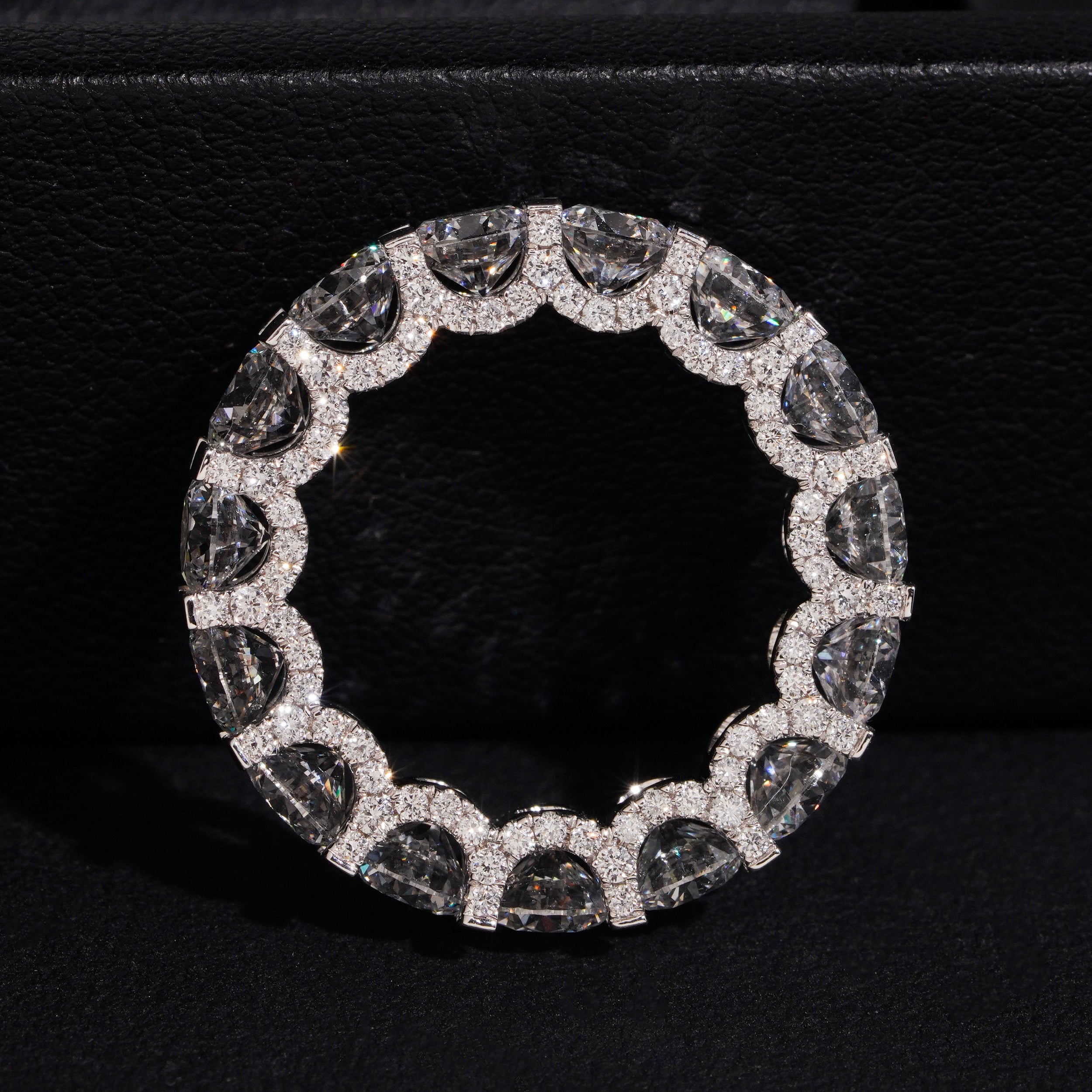10K White Gold VVS CVD Diamond Eternity Ring 50 Pointer