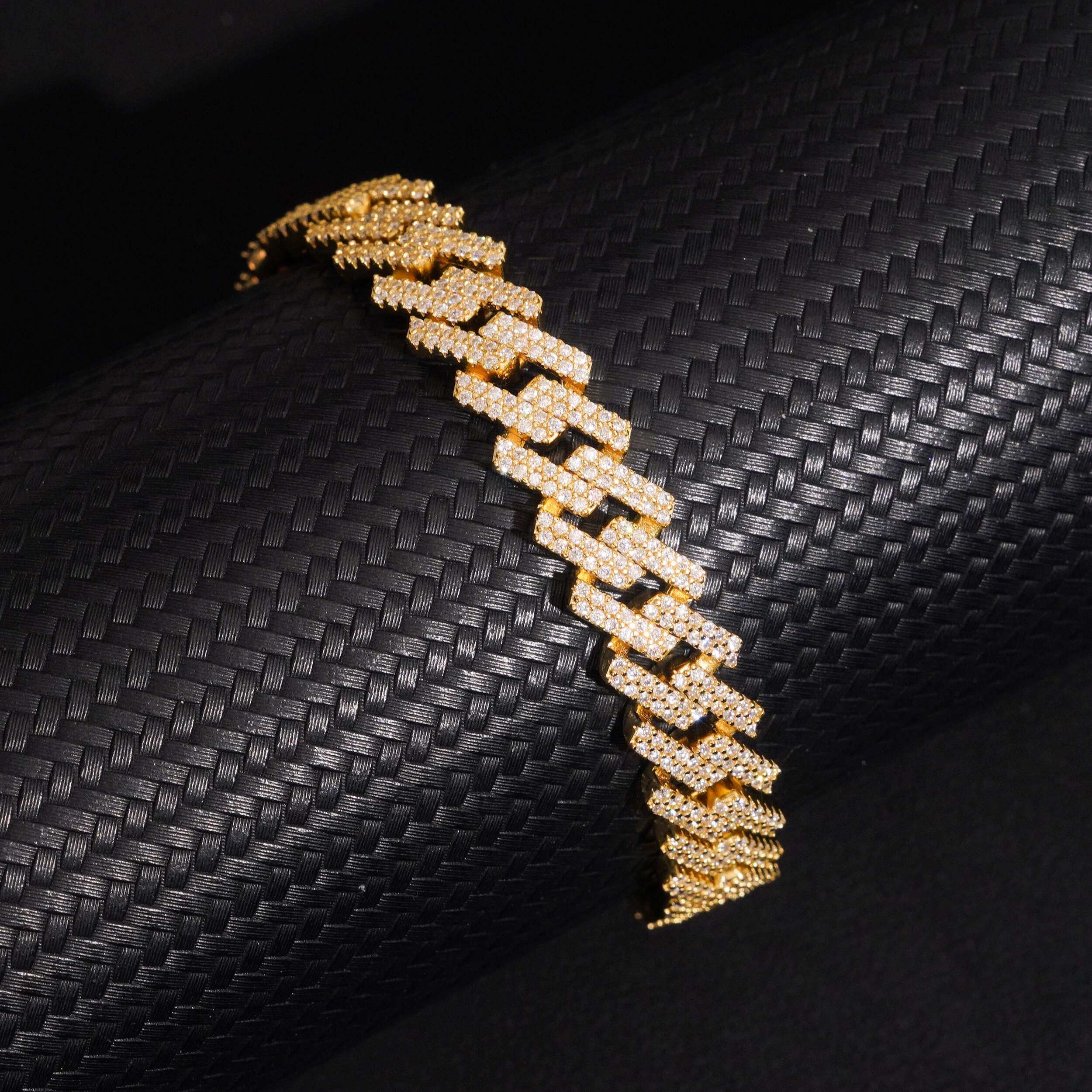 VVS Moissanite Diamond Cuban Chain Brass 10MM