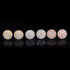 VVS Moissanite Stud Earrings Screw Back Solid Silver For Men And Women